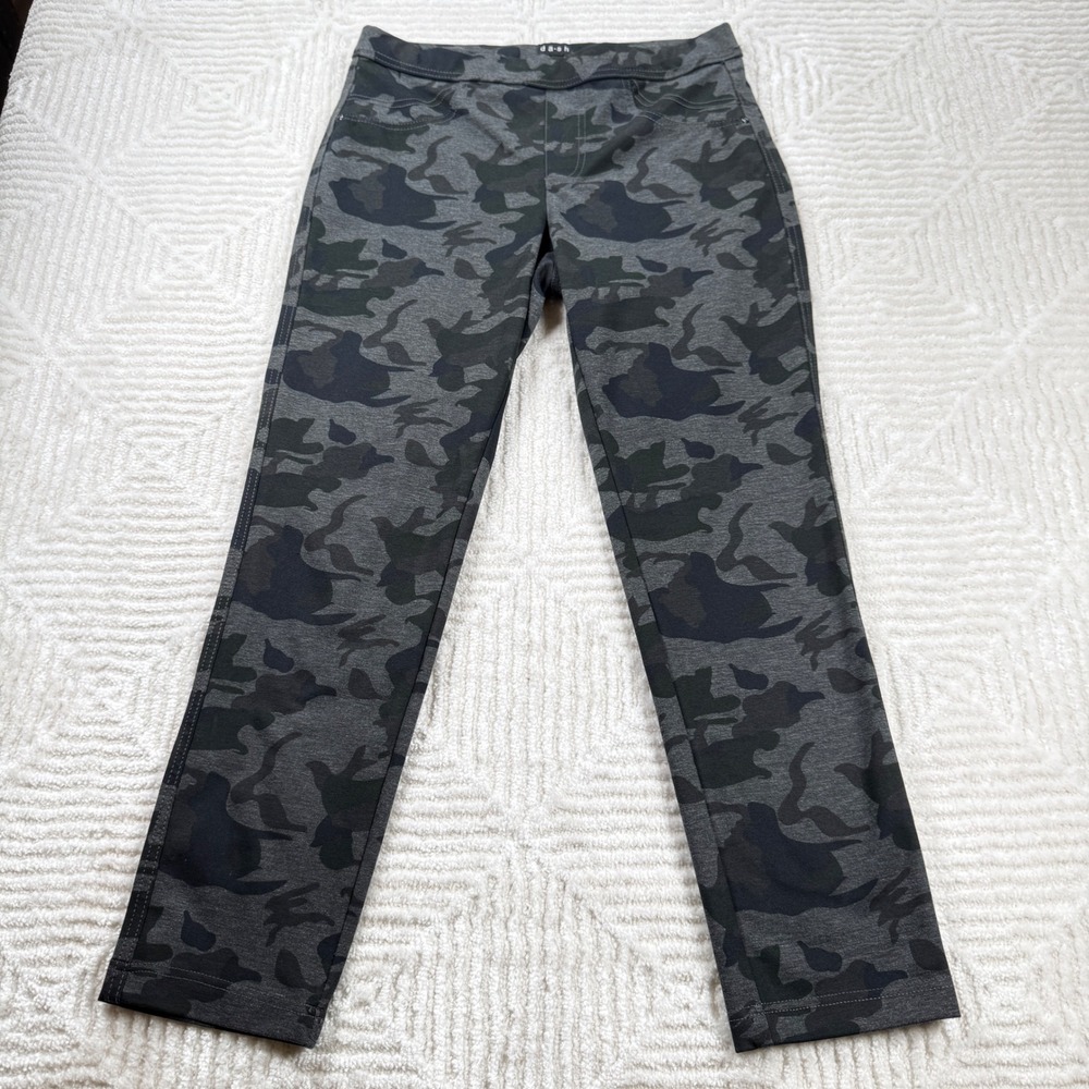 Da-sh Pants Women's Medium Camouflage Print Leggings Casual Stretch Street Punk